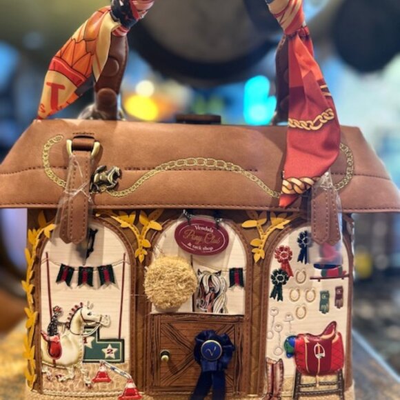 Vendula London Handbags - NWT Vendula London Pony Club Grab Bag Horse Equestrian Bag